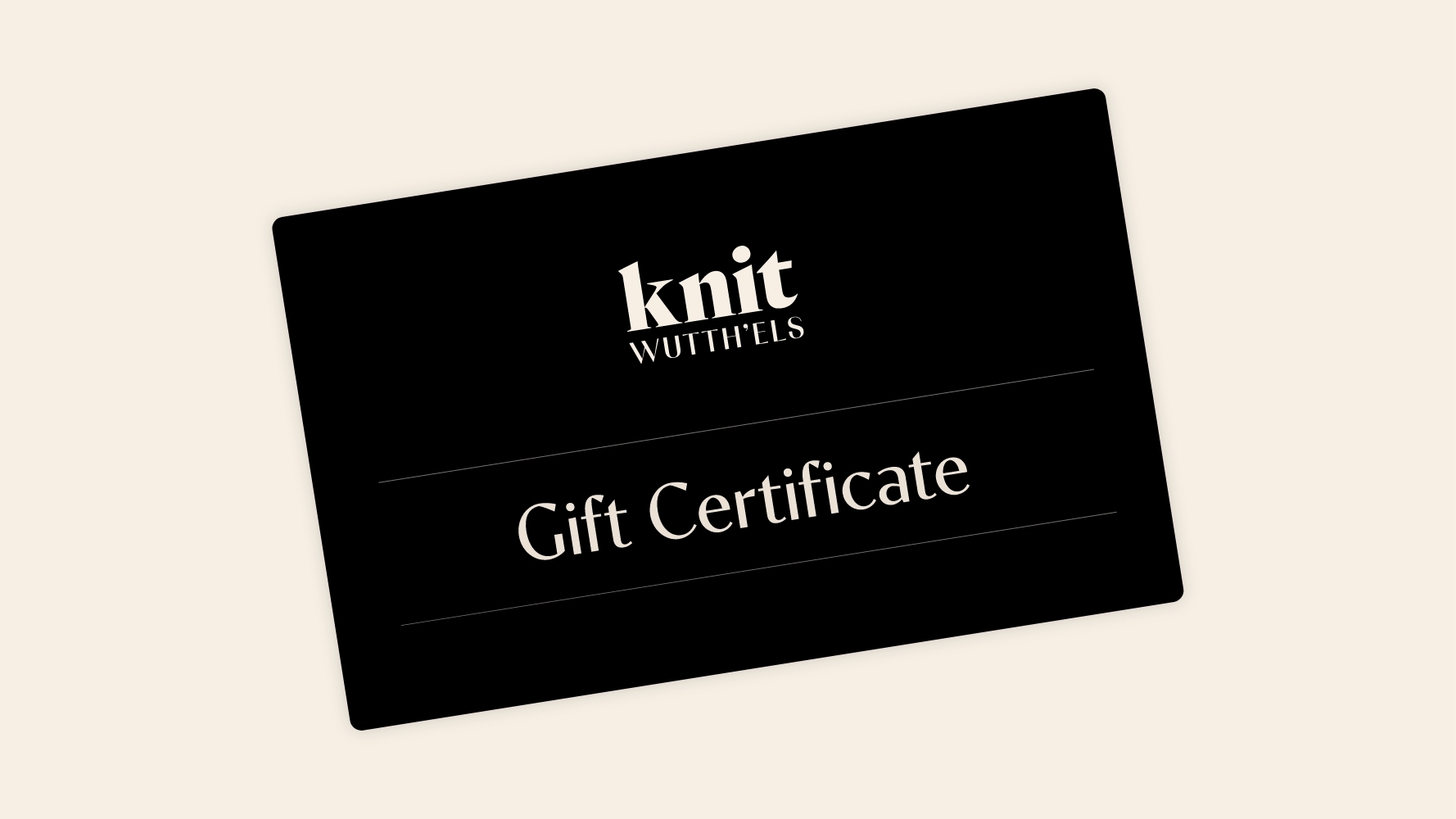 Gift Certificate Preview